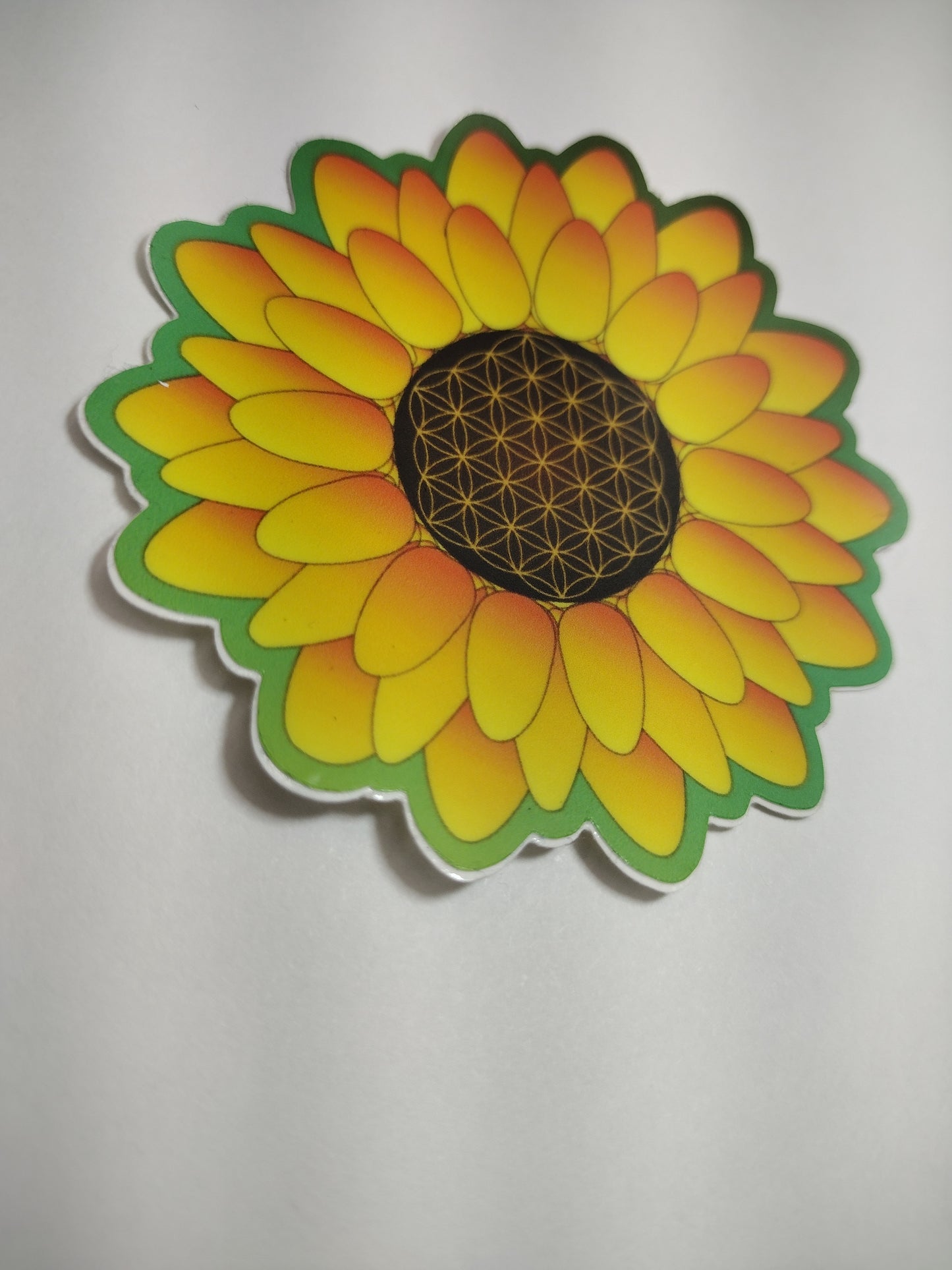 Sacred Sunflower Sticker