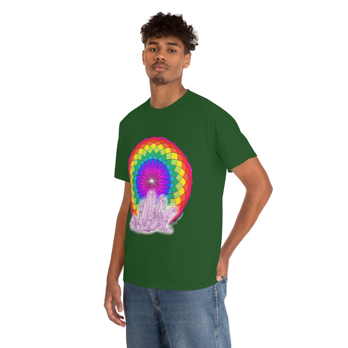 Crystal Mandala Cotton Shirt