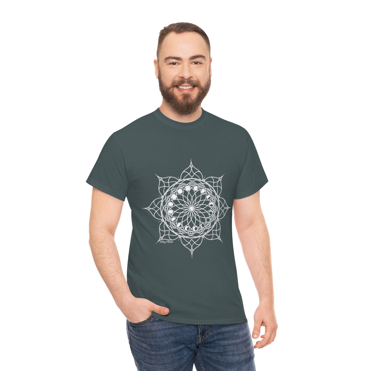 Moon Visions Mandala Cotton Shirt