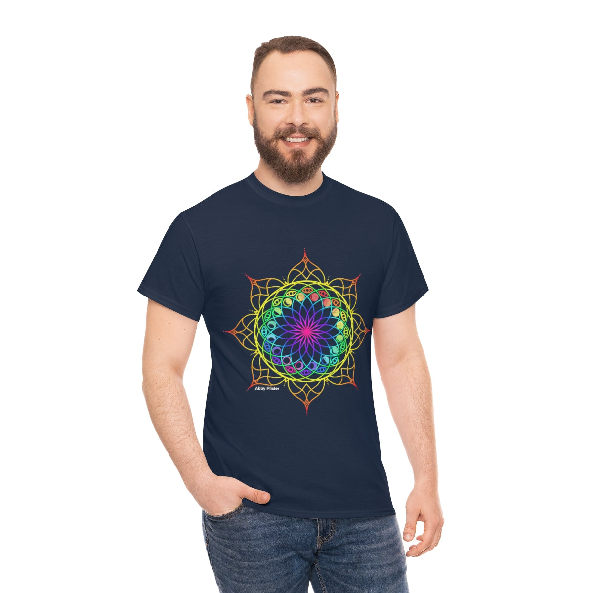 Moon Visions Mandala Cotton Shirt