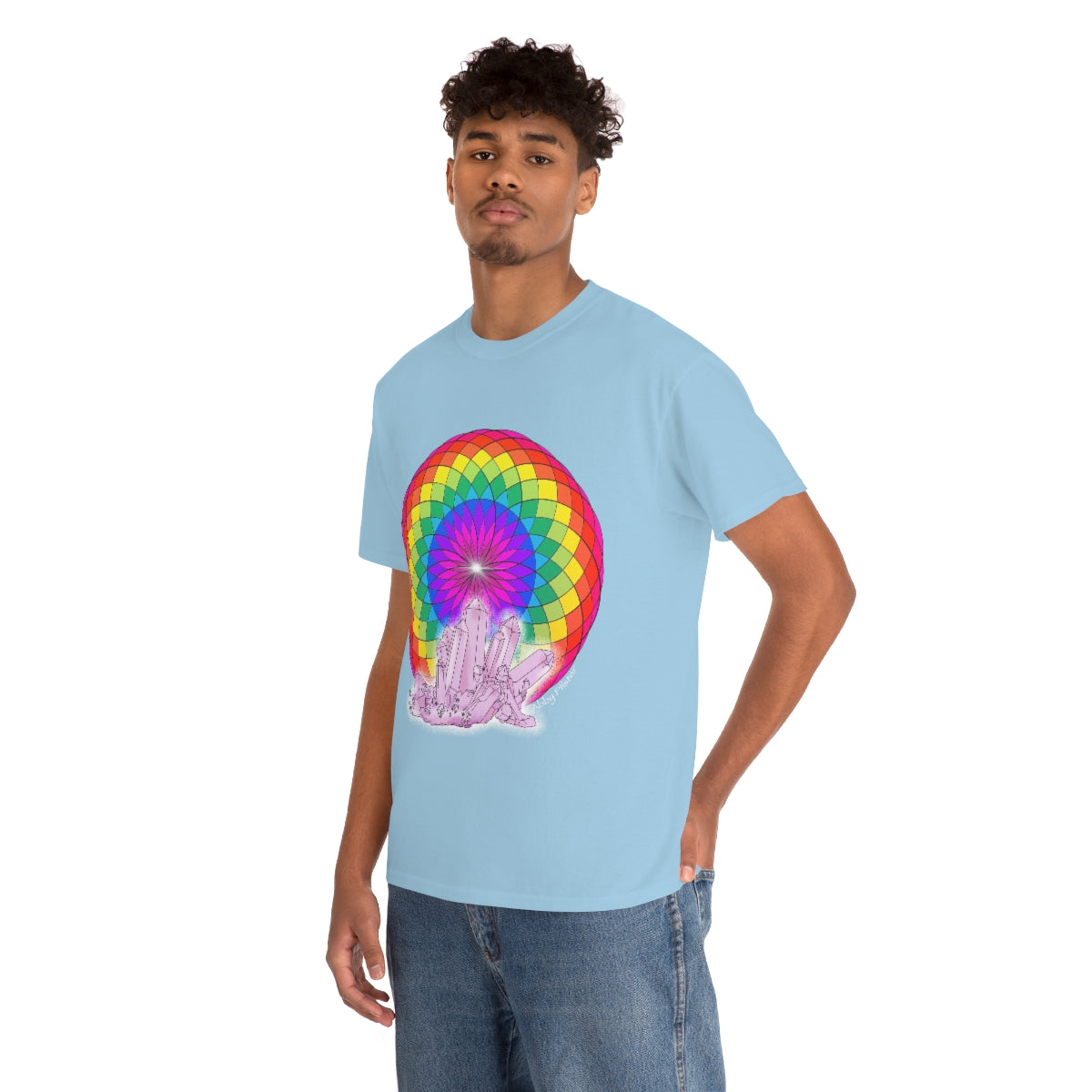 Crystal Mandala Cotton Shirt