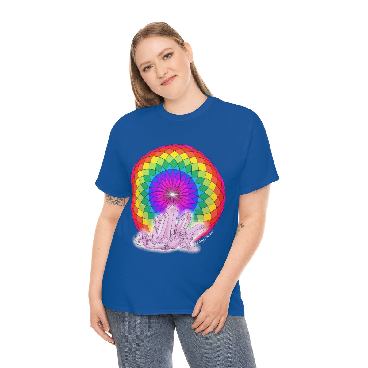 Crystal Mandala Cotton Shirt