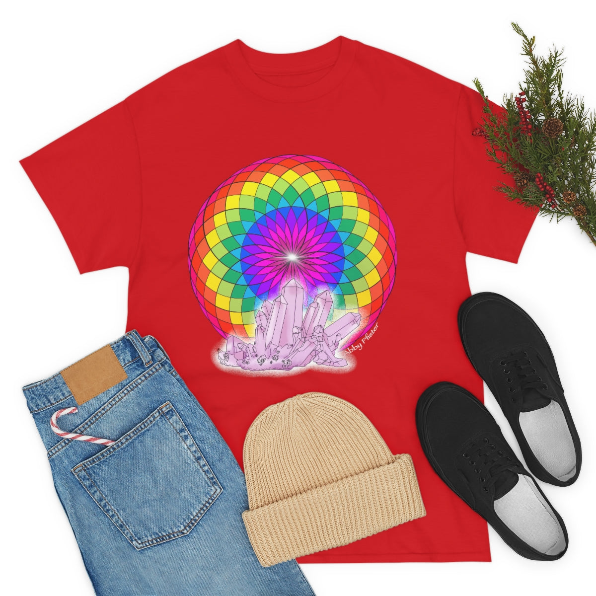 Crystal Mandala Cotton Shirt