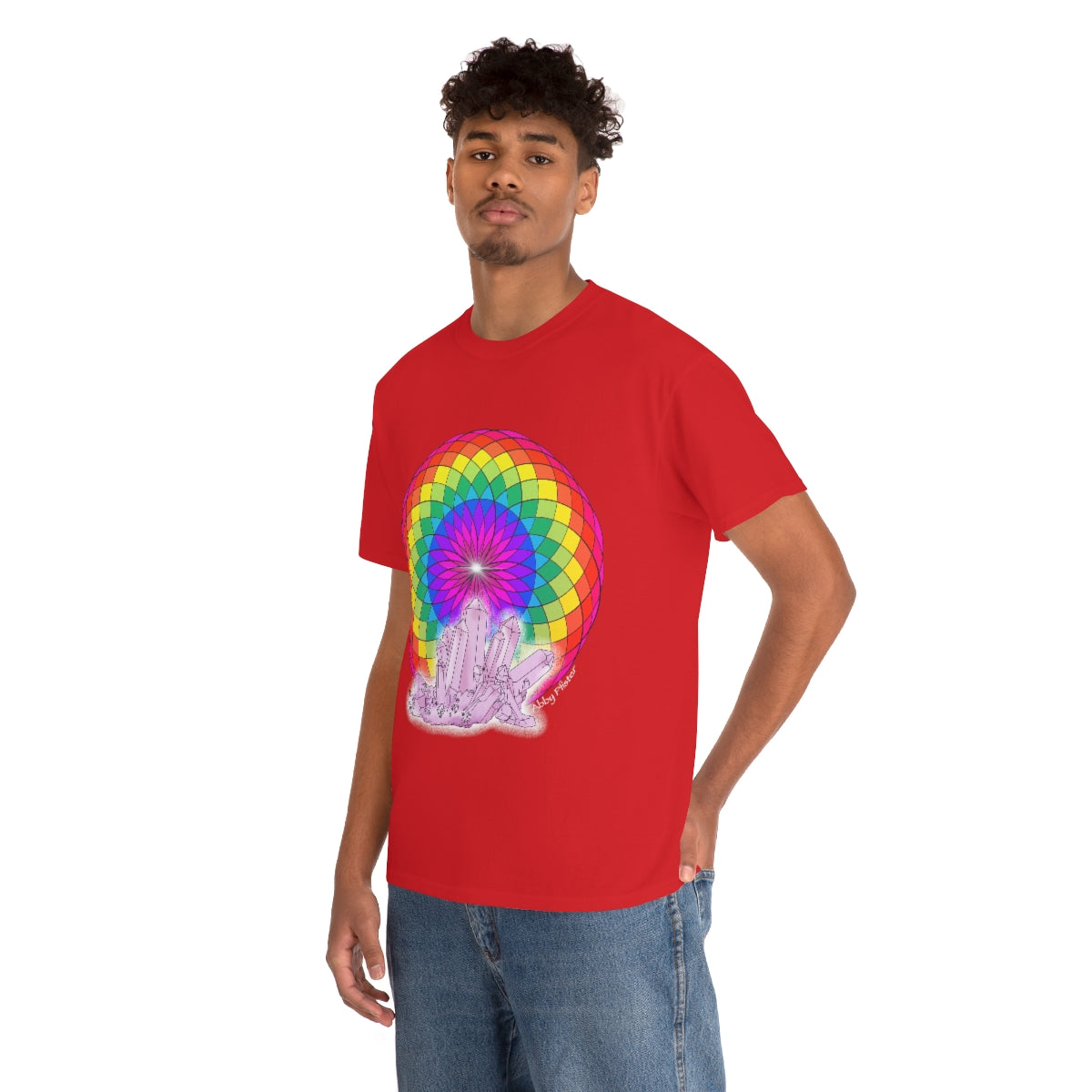 Crystal Mandala Cotton Shirt