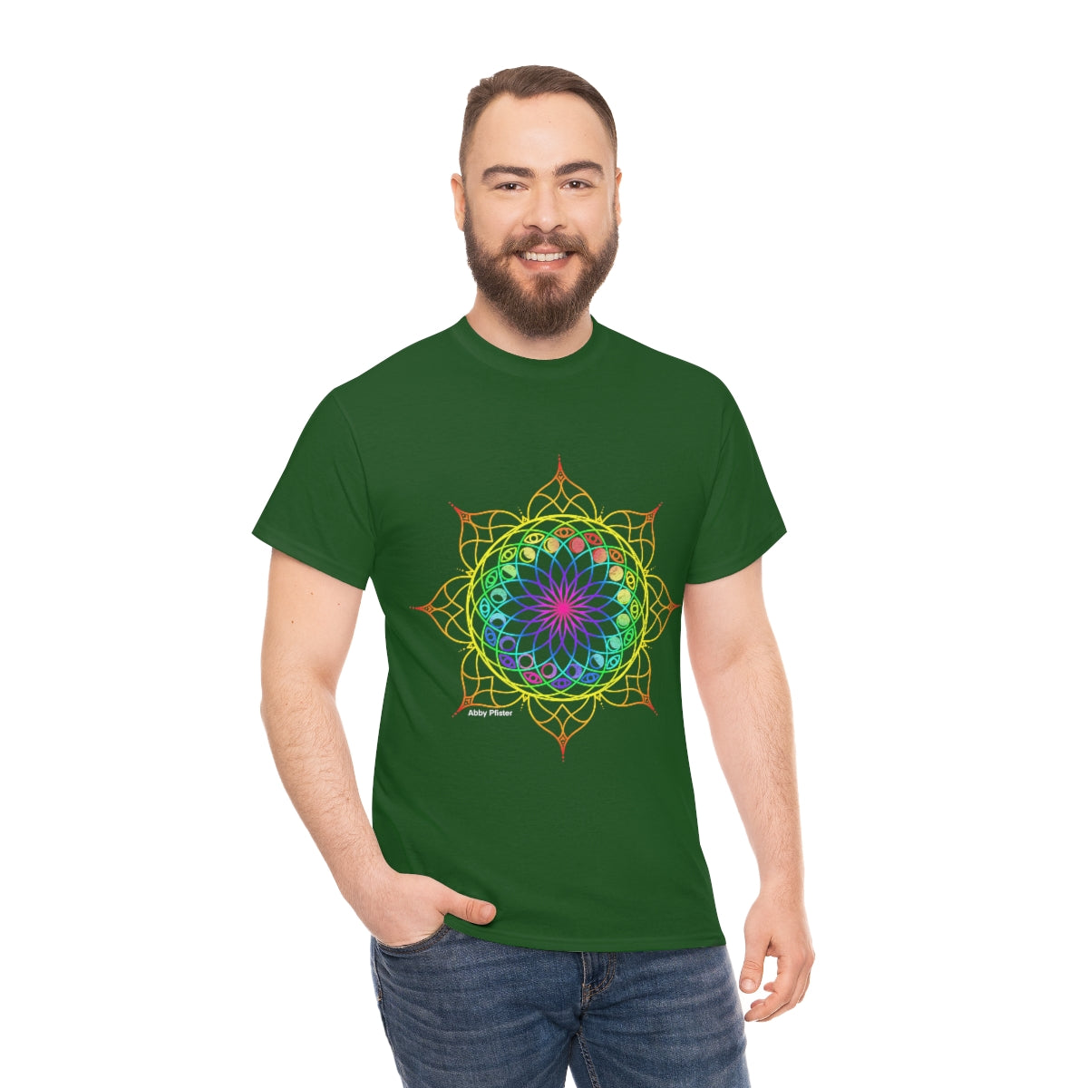 Moon Visions Mandala Cotton Shirt