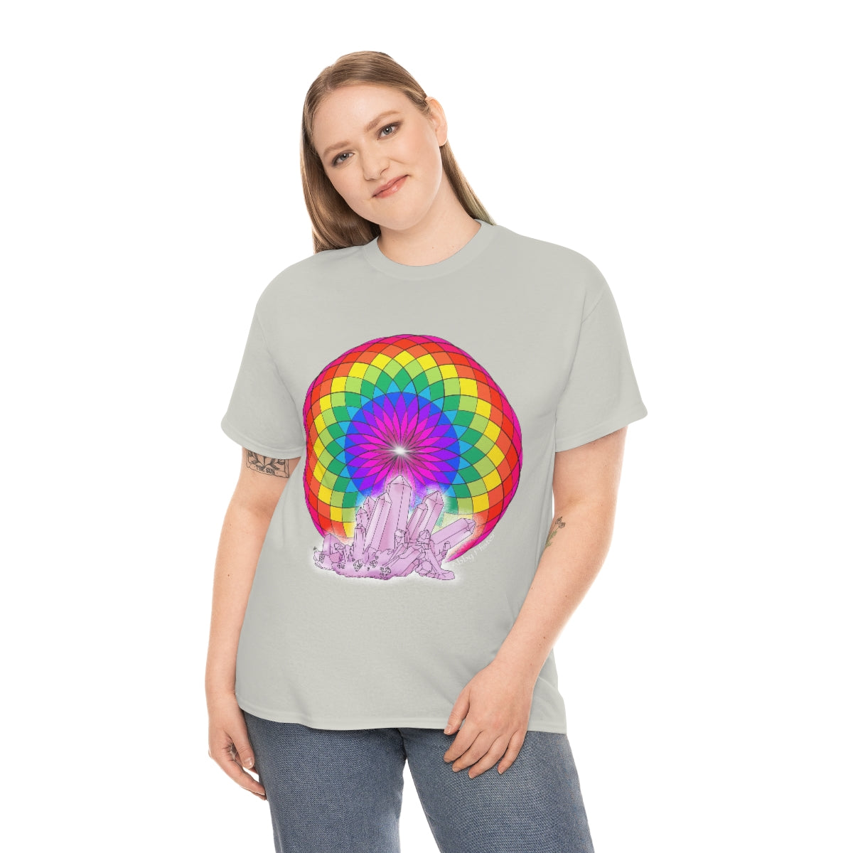 Crystal Mandala Cotton Shirt