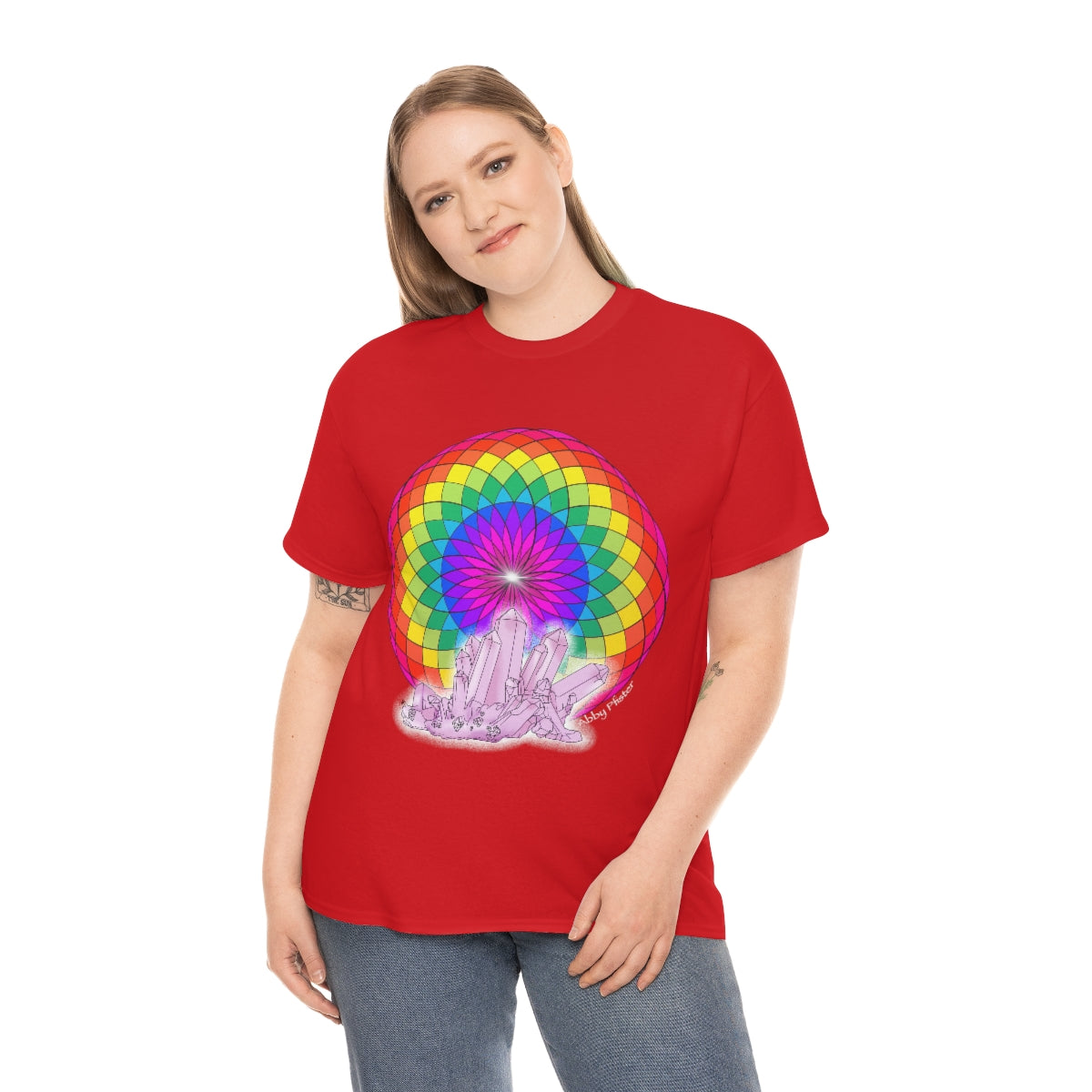 Crystal Mandala Cotton Shirt