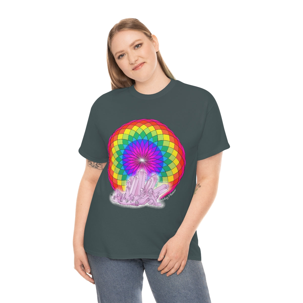 Crystal Mandala Cotton Shirt
