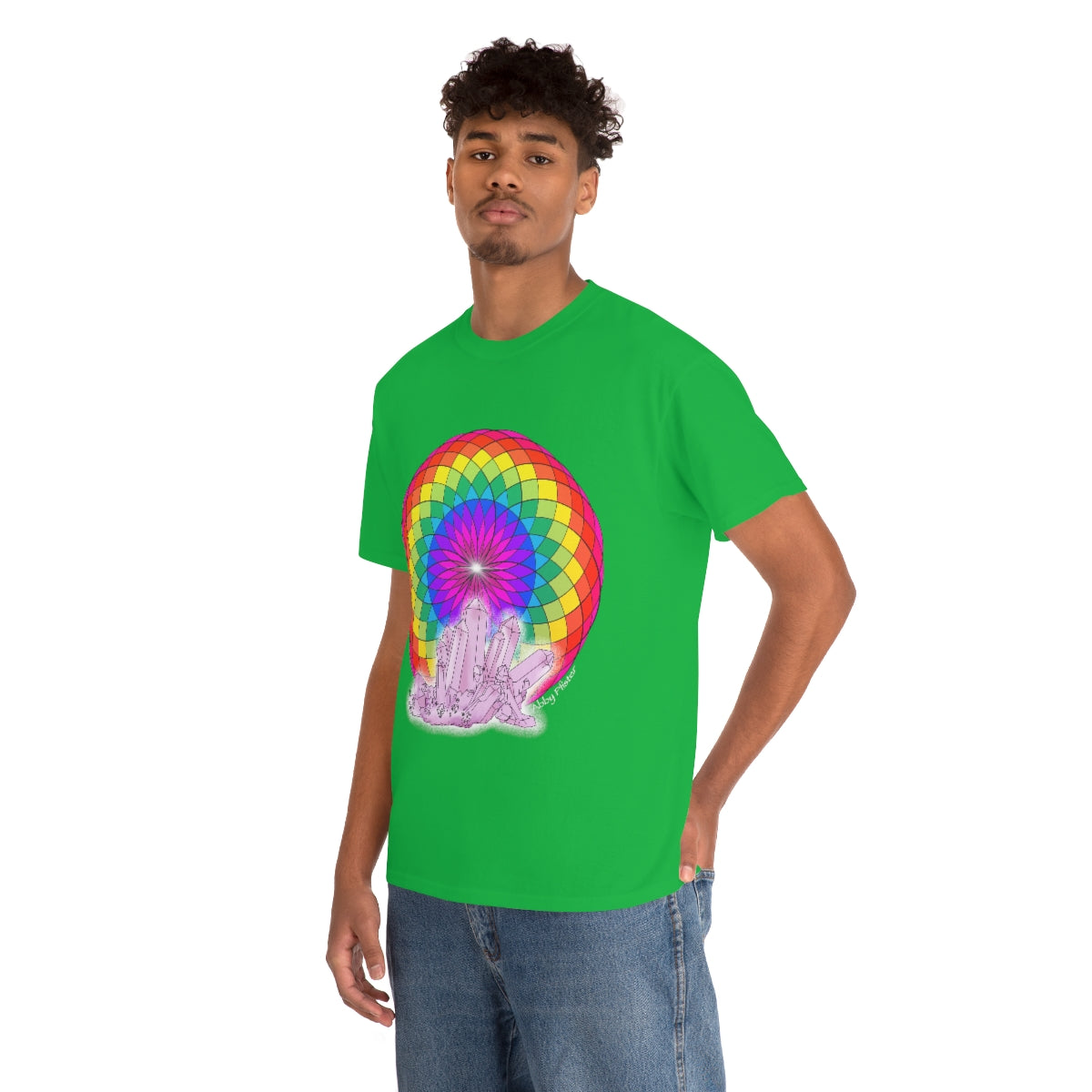 Crystal Mandala Cotton Shirt
