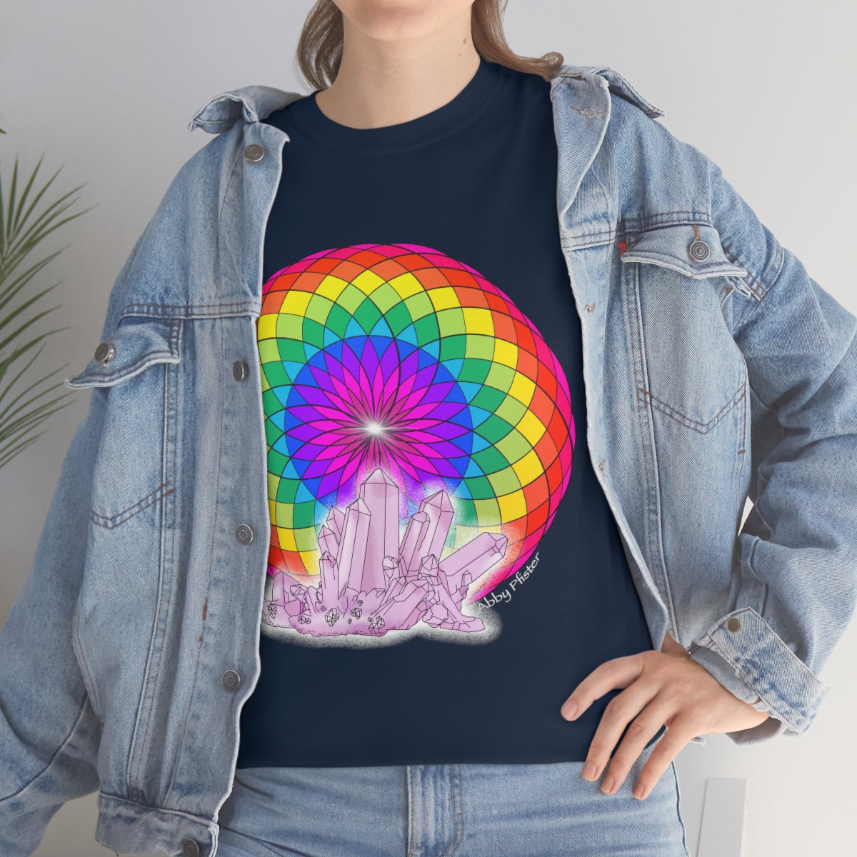 Crystal Mandala Cotton Shirt