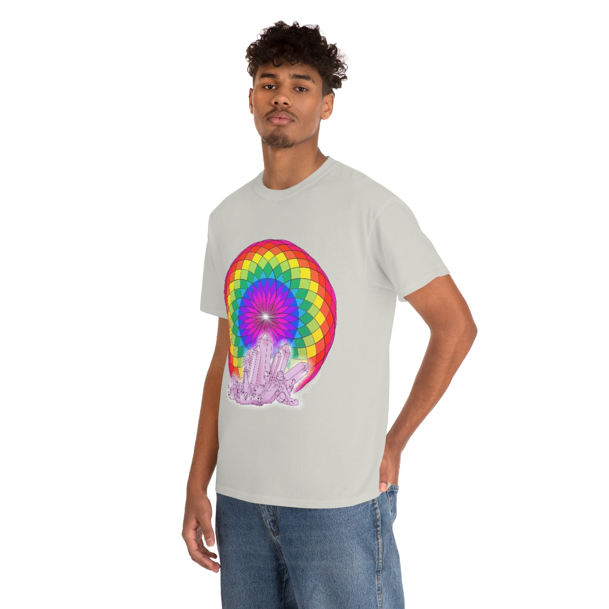 Crystal Mandala Cotton Shirt
