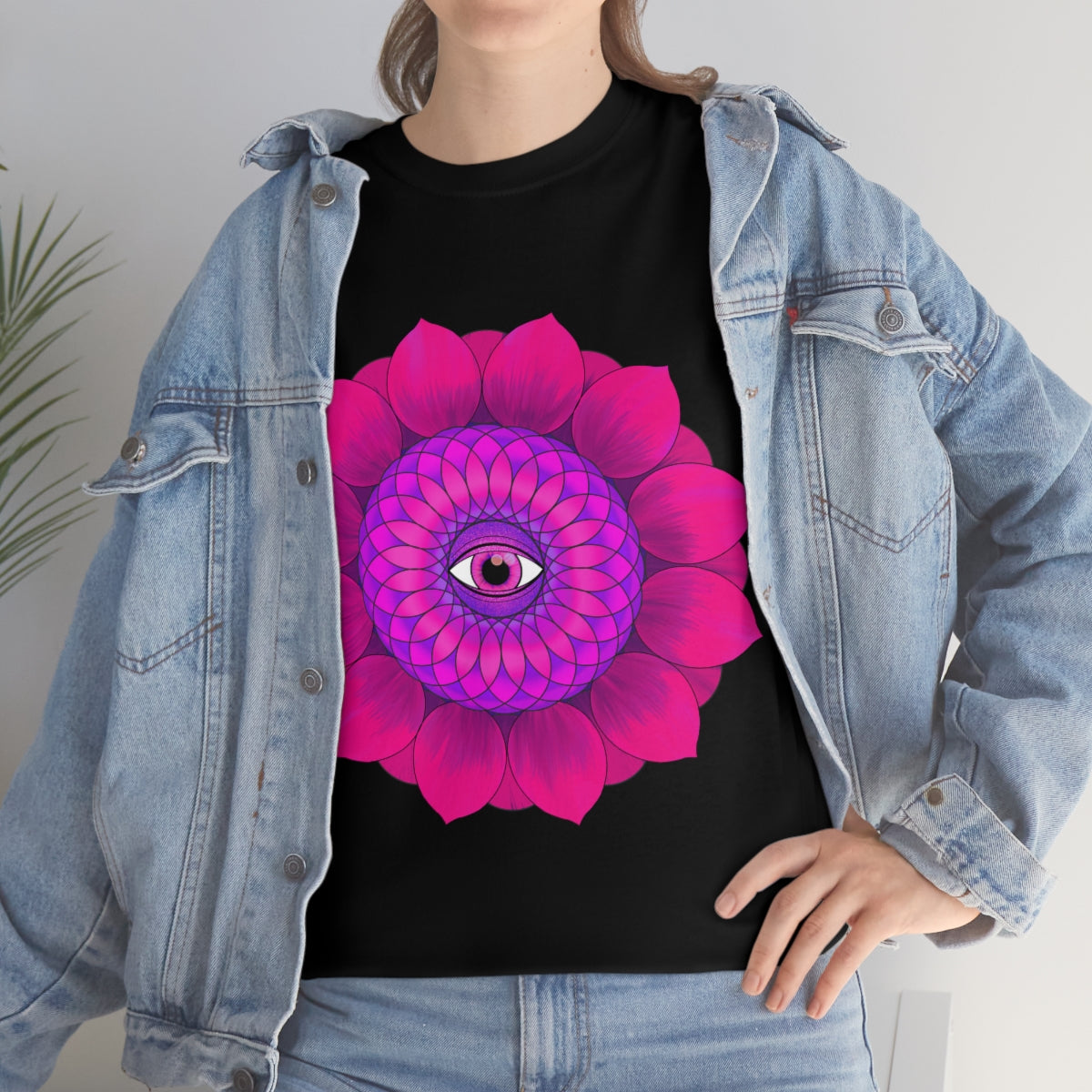 Mystic Pink Flower Cotton Shirt
