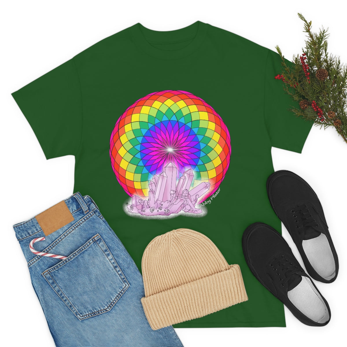 Crystal Mandala Cotton Shirt