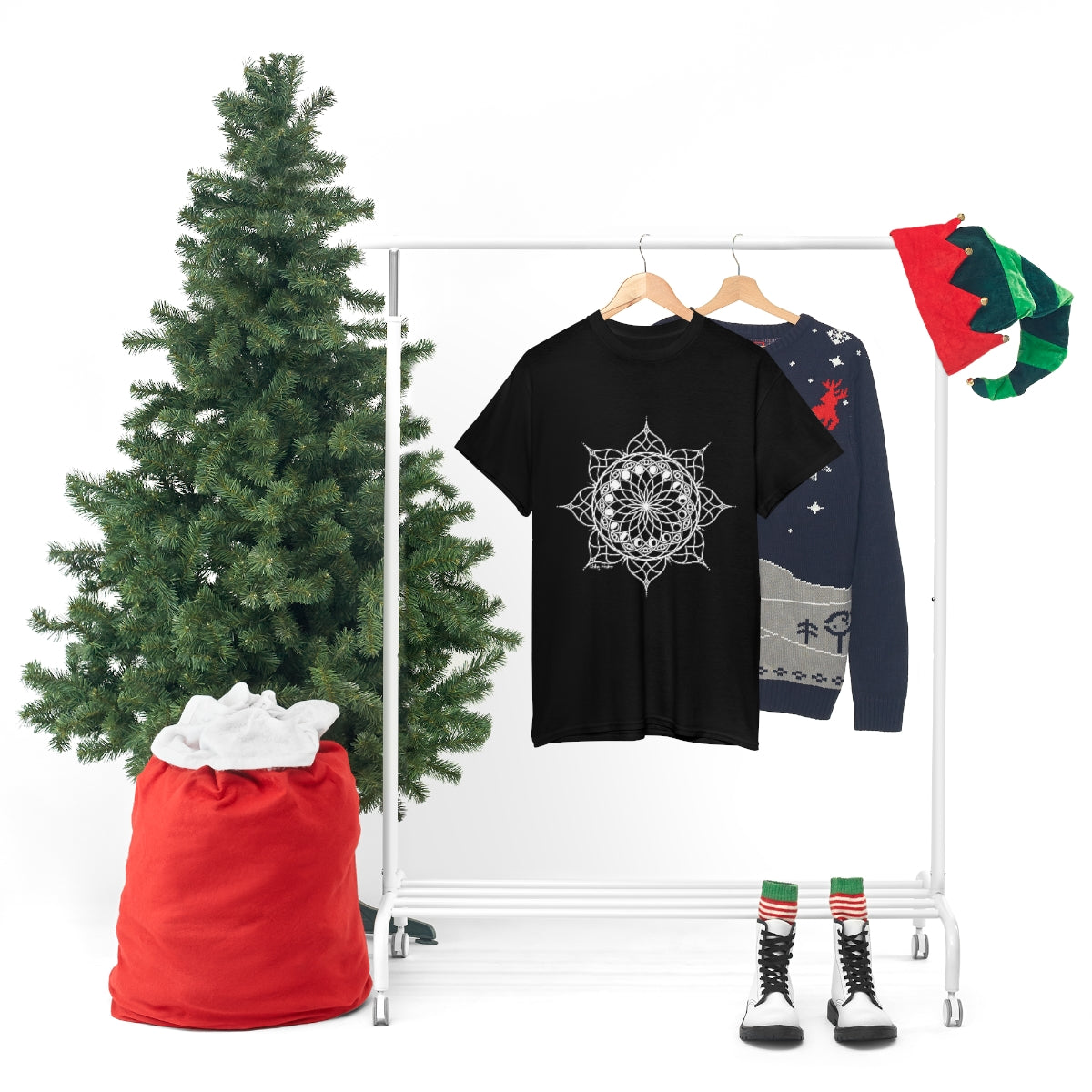 Moon Visions Mandala Cotton Shirt