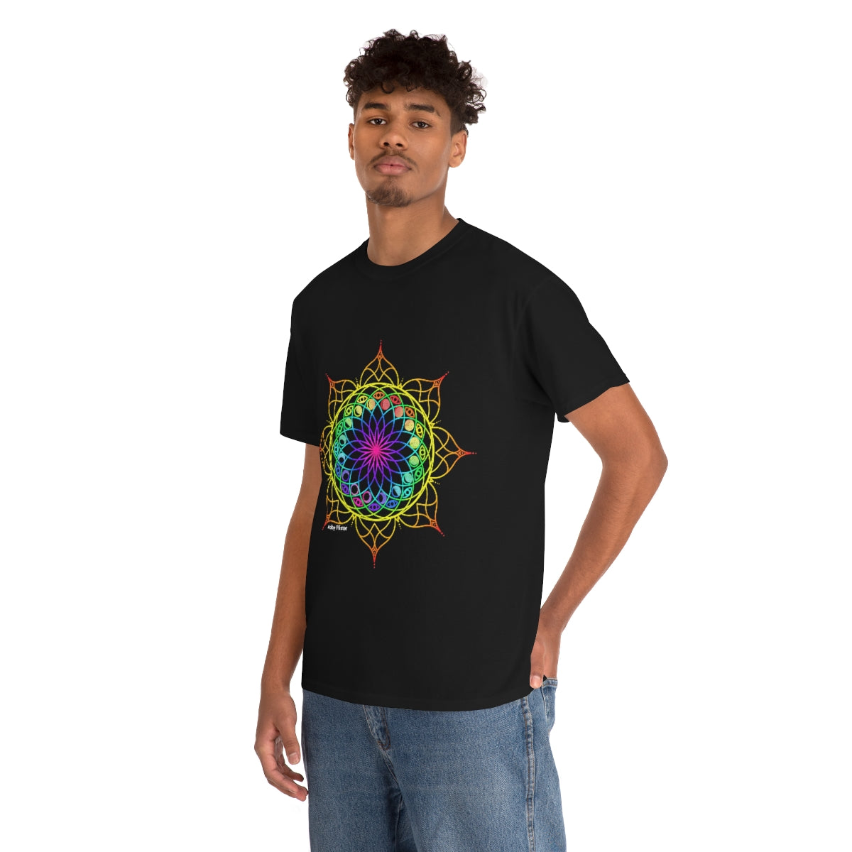 Moon Visions Mandala Cotton Shirt
