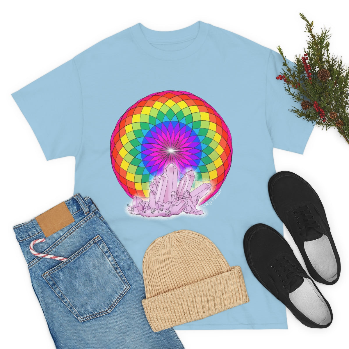 Crystal Mandala Cotton Shirt