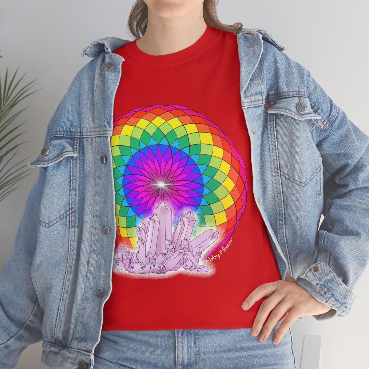 Crystal Mandala Cotton Shirt