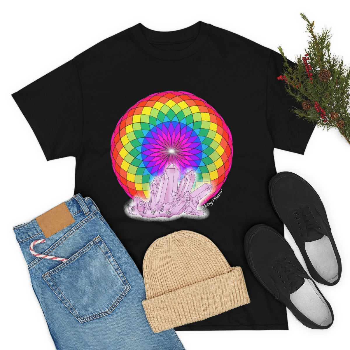 Crystal Mandala Cotton Shirt