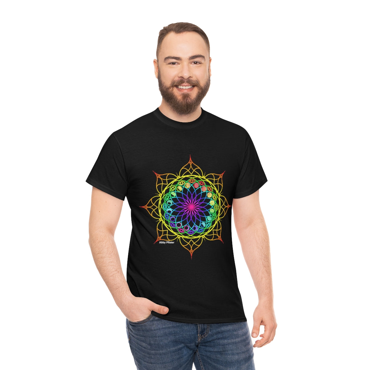 Moon Visions Mandala Cotton Shirt