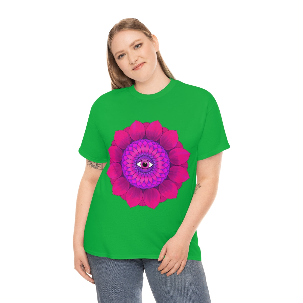 Mystic Pink Flower Cotton Shirt