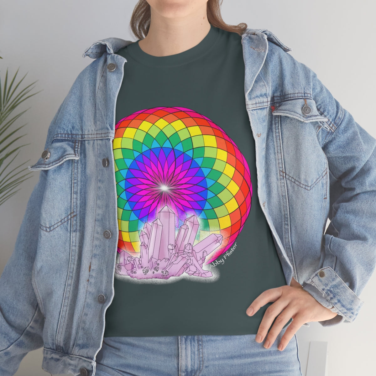 Crystal Mandala Cotton Shirt