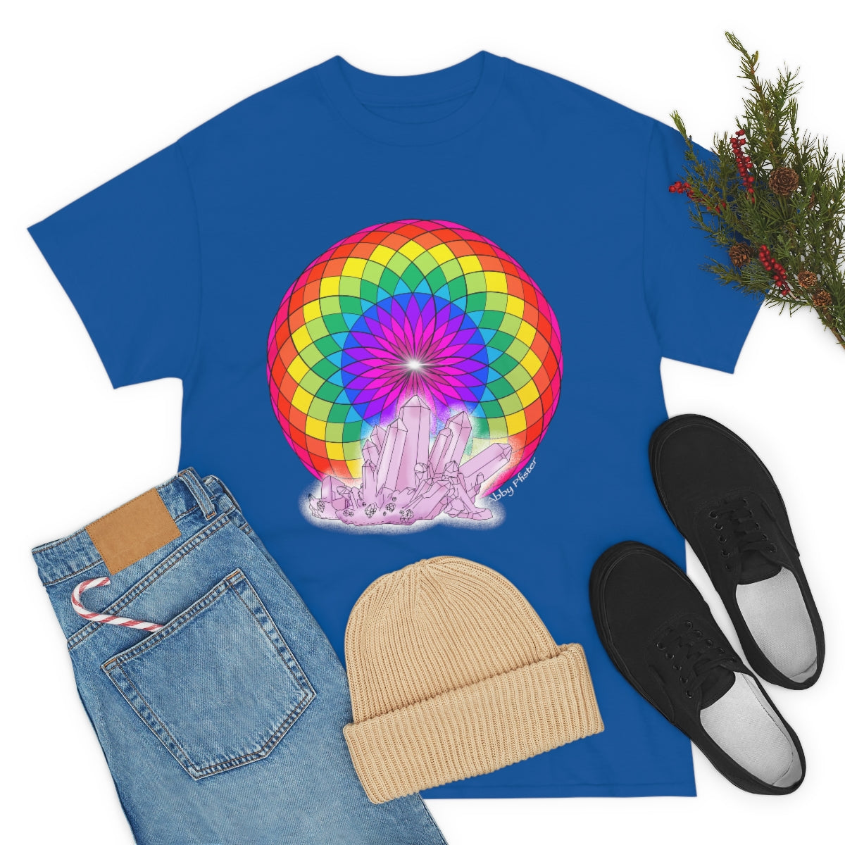 Crystal Mandala Cotton Shirt