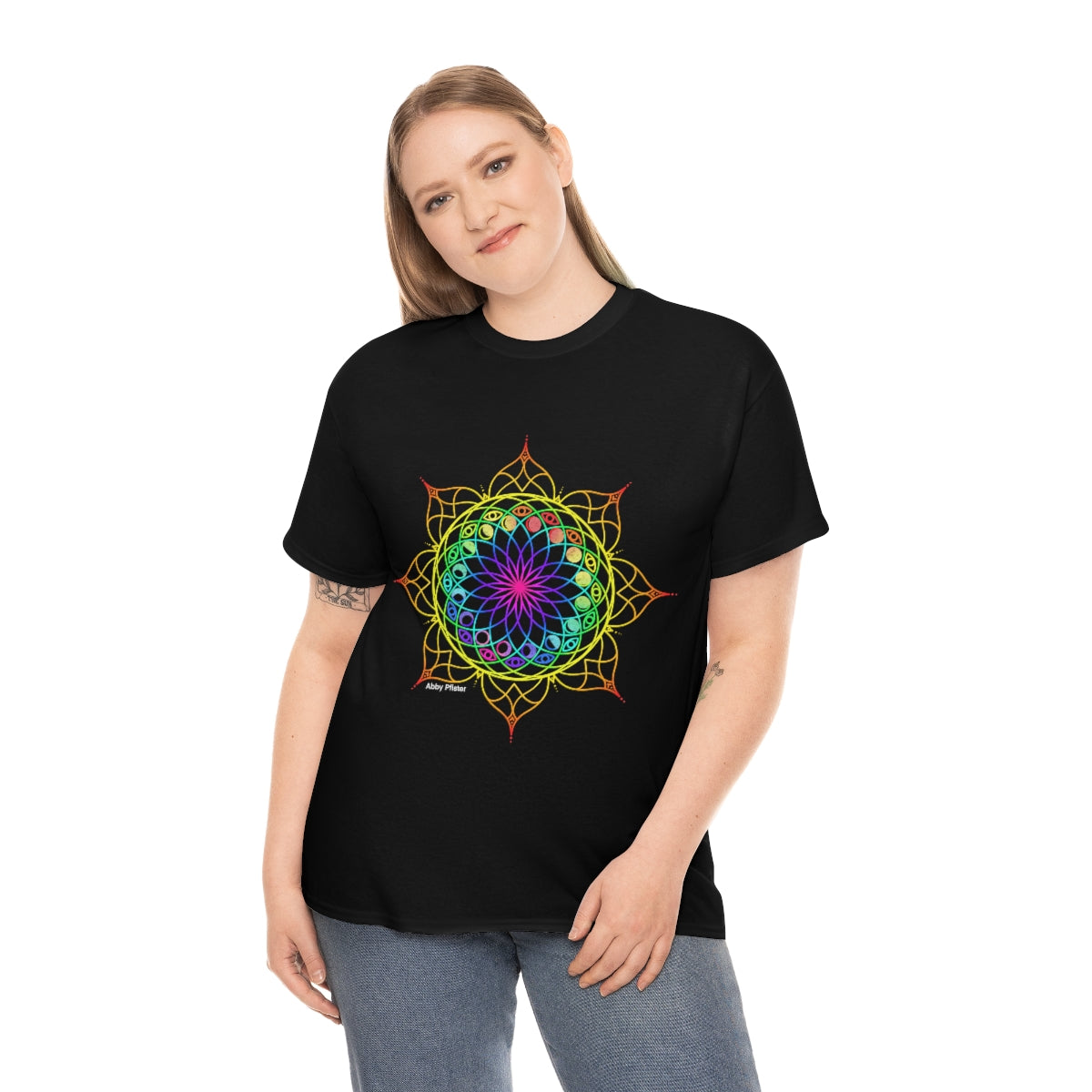Moon Visions Mandala Cotton Shirt