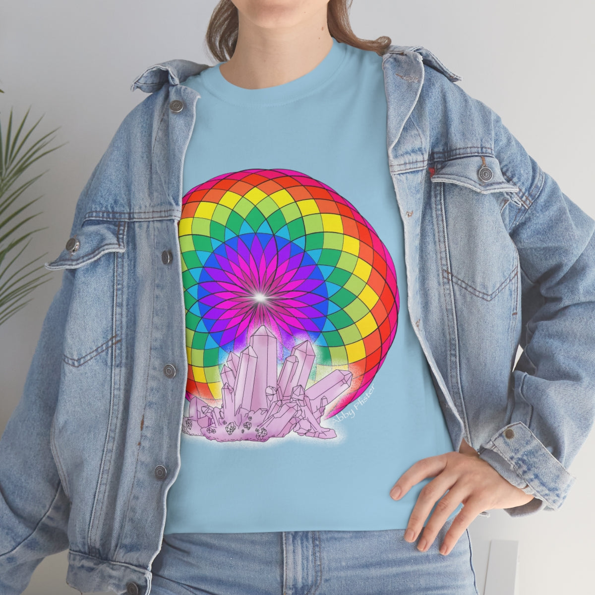 Crystal Mandala Cotton Shirt