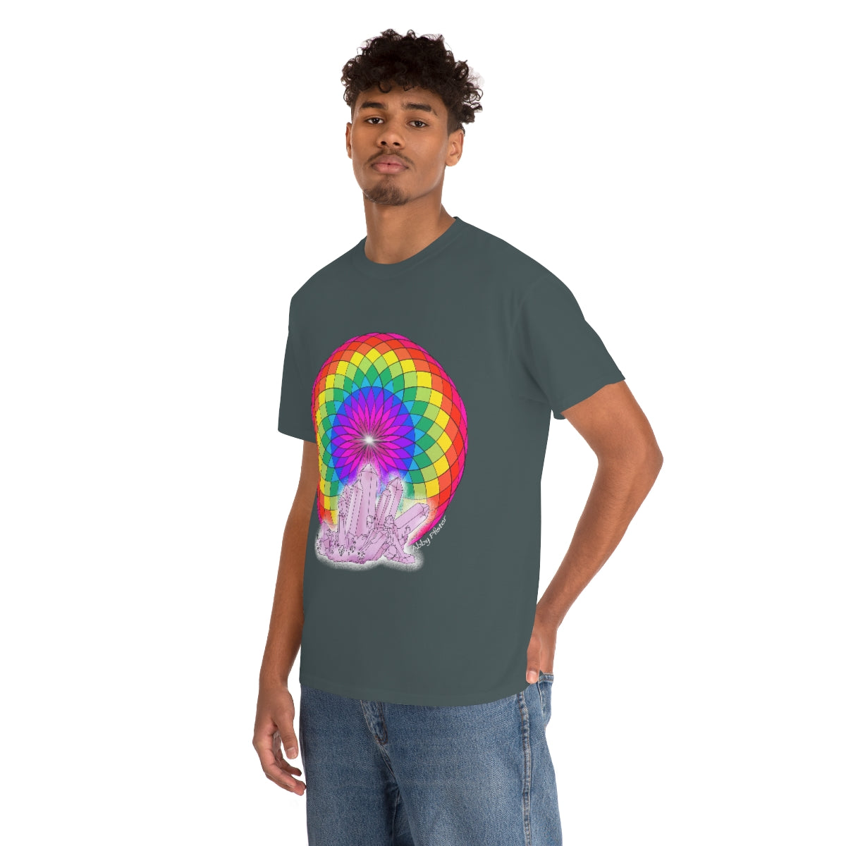 Crystal Mandala Cotton Shirt