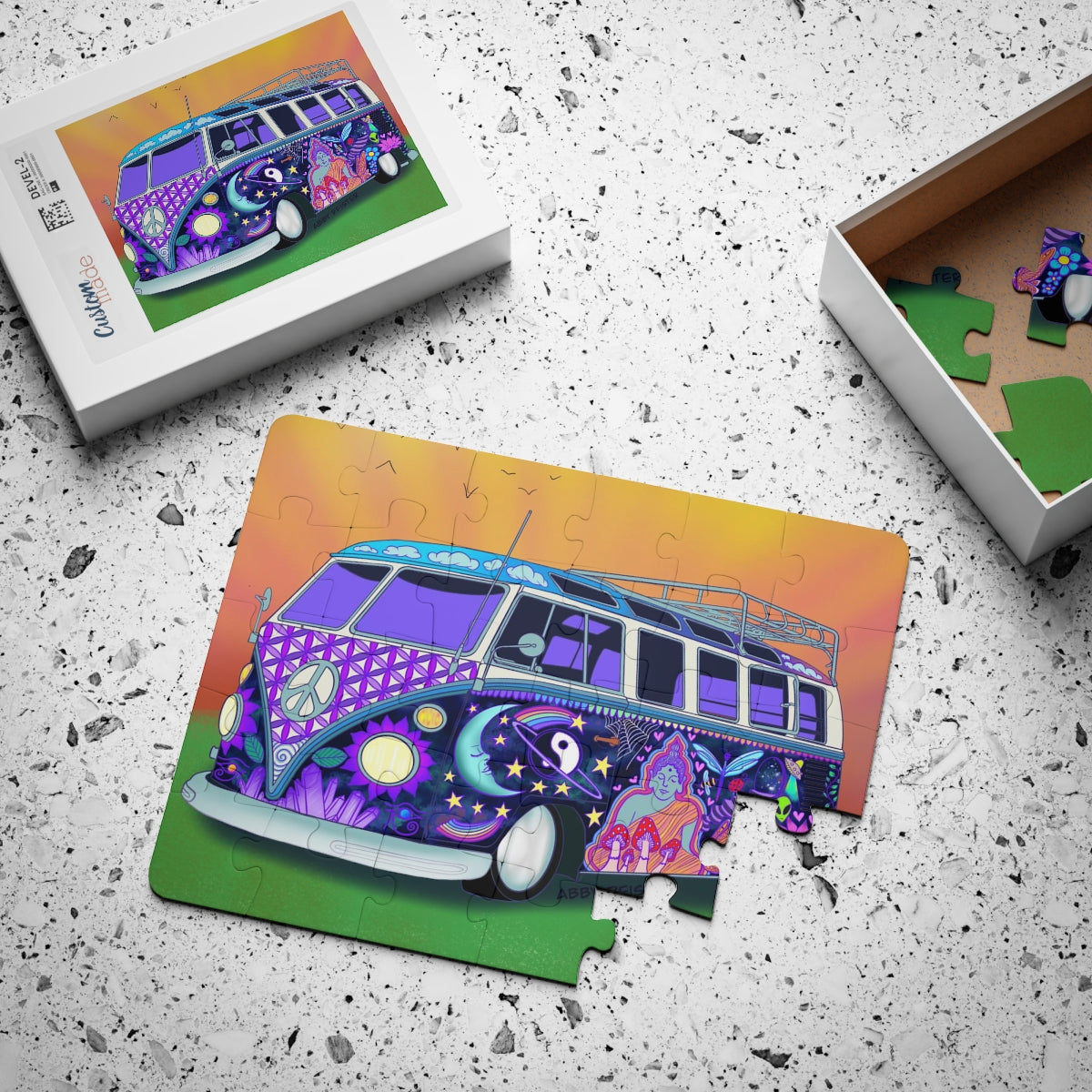 Hippie Van Kids' Puzzle, 30-Piece