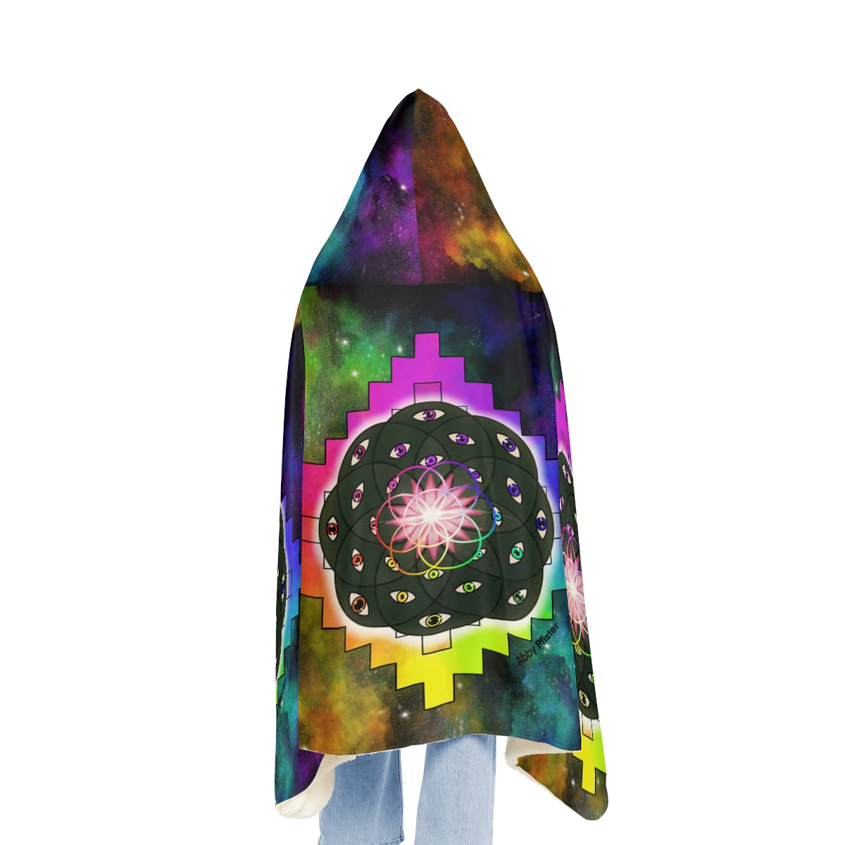 Geometric Cactus Snuggle Blanket