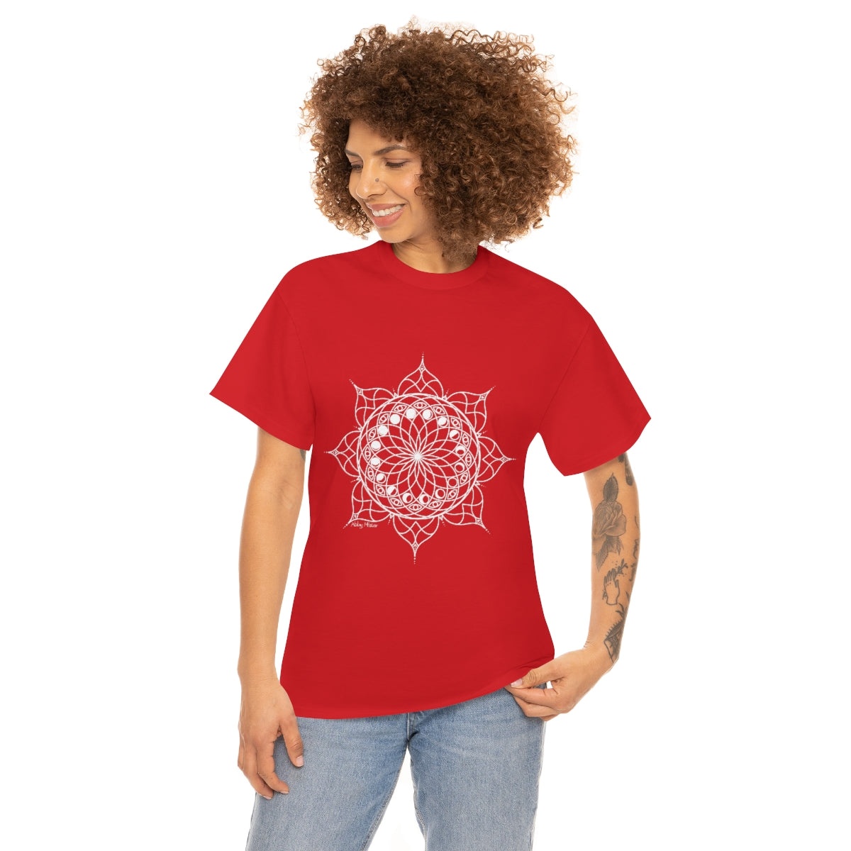 Moon Visions Mandala Cotton Shirt