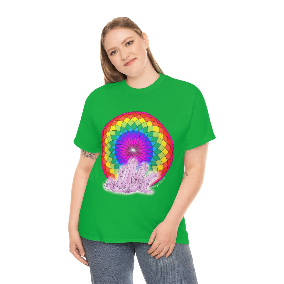 Crystal Mandala Cotton Shirt