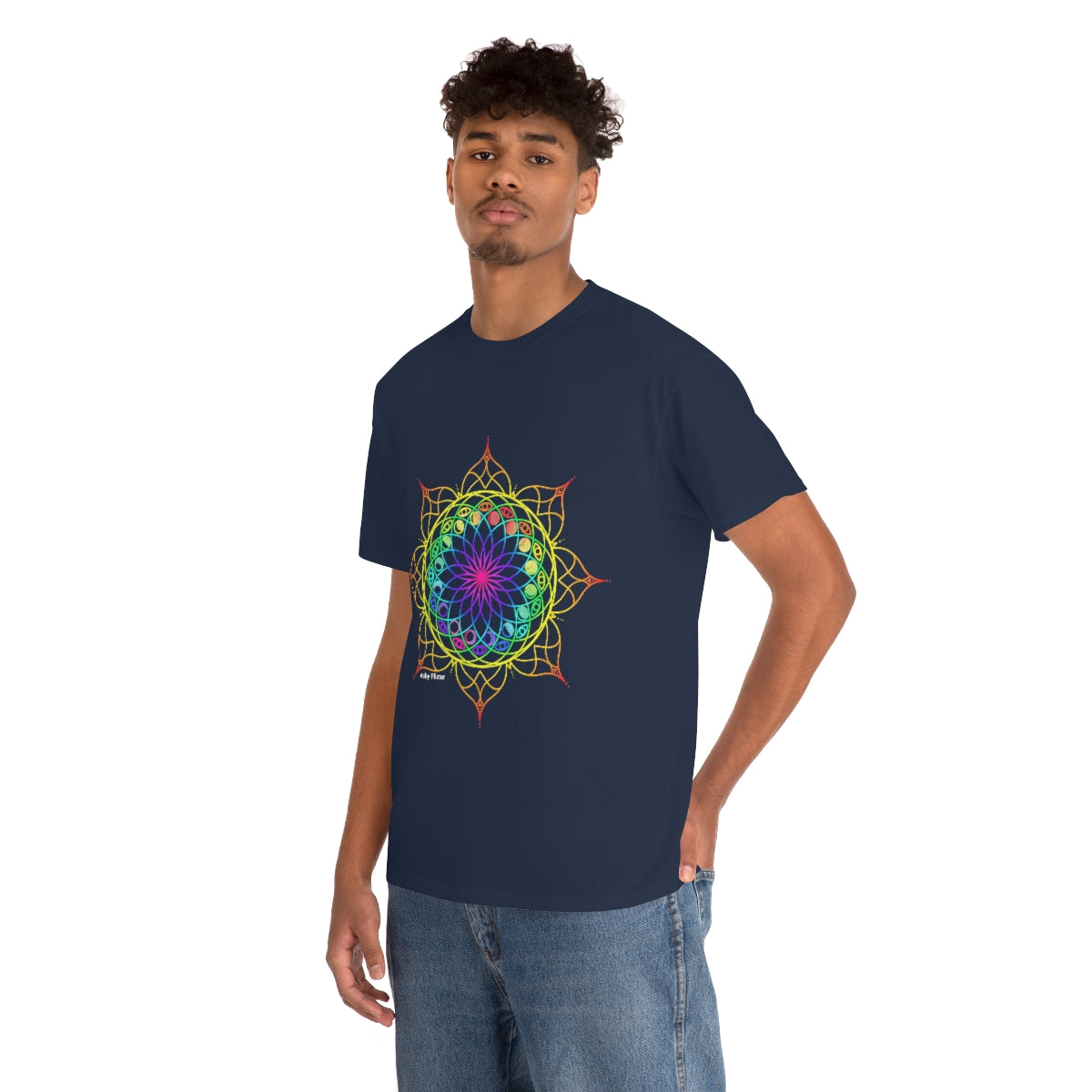 Moon Visions Mandala Cotton Shirt