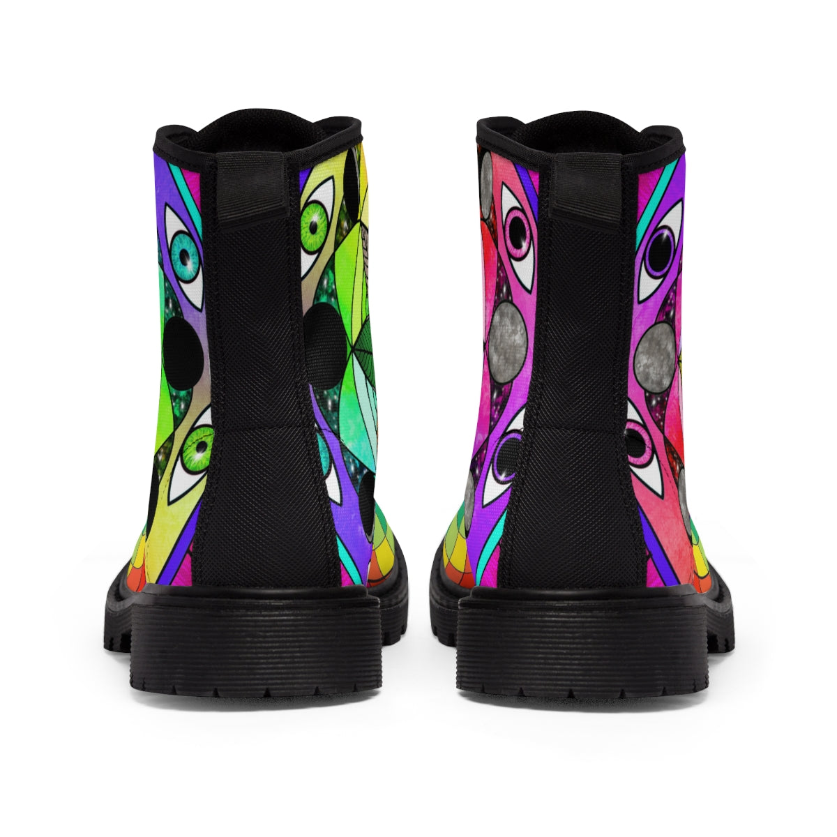 Women’s Rainbow Sacred Geometry Cosmic Boots