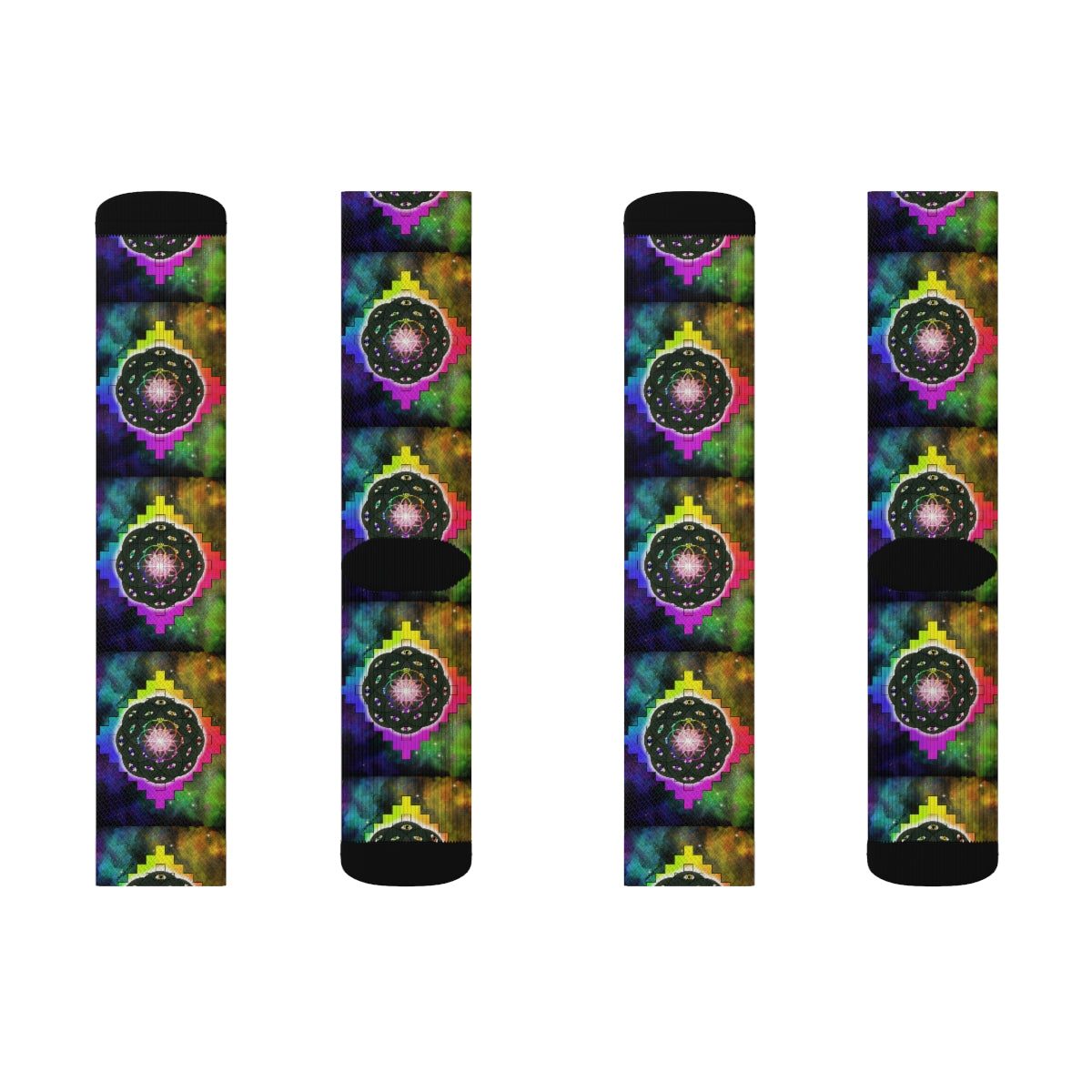 Geometric Cactus Socks