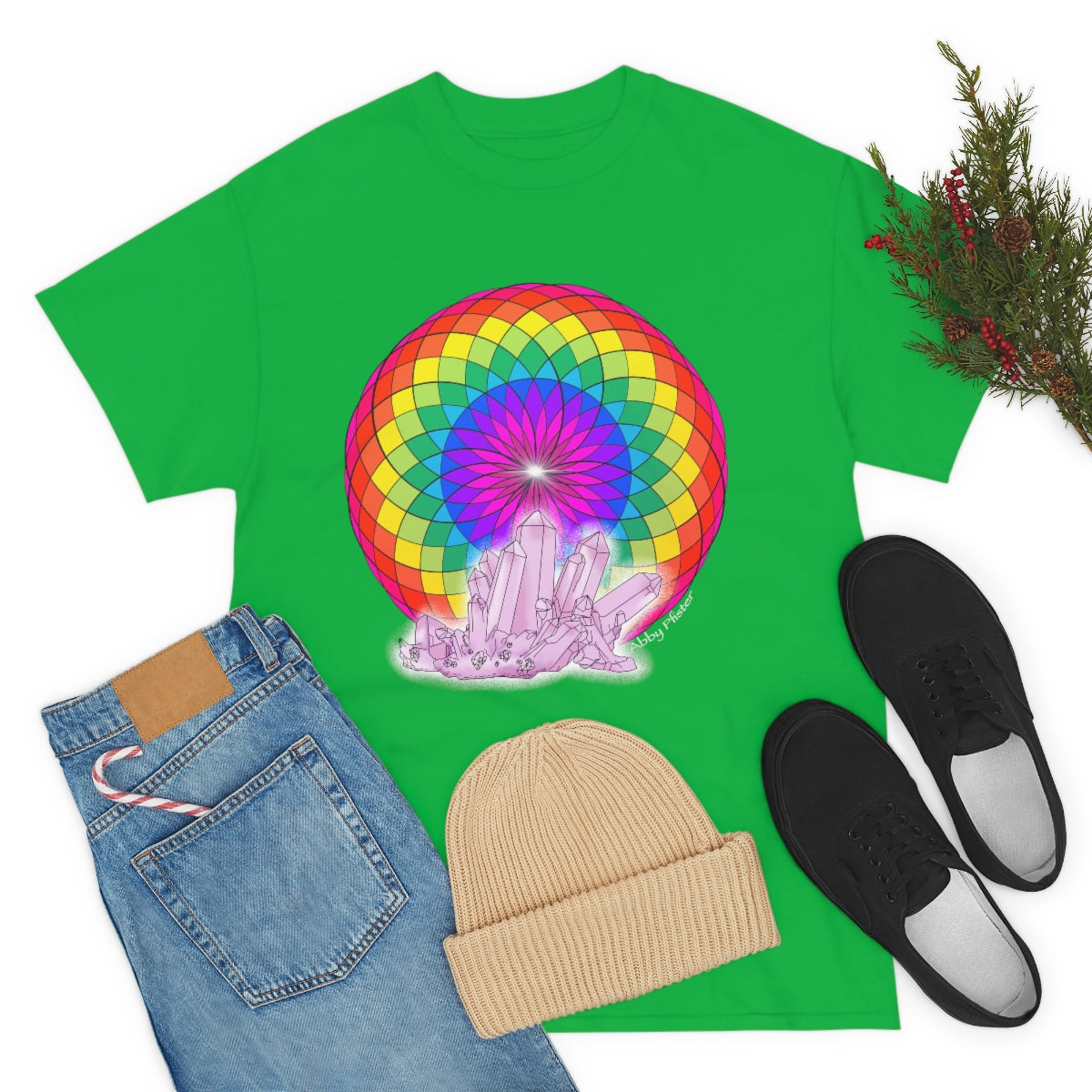 Crystal Mandala Cotton Shirt
