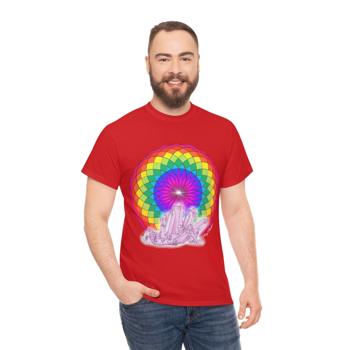 Crystal Mandala Cotton Shirt