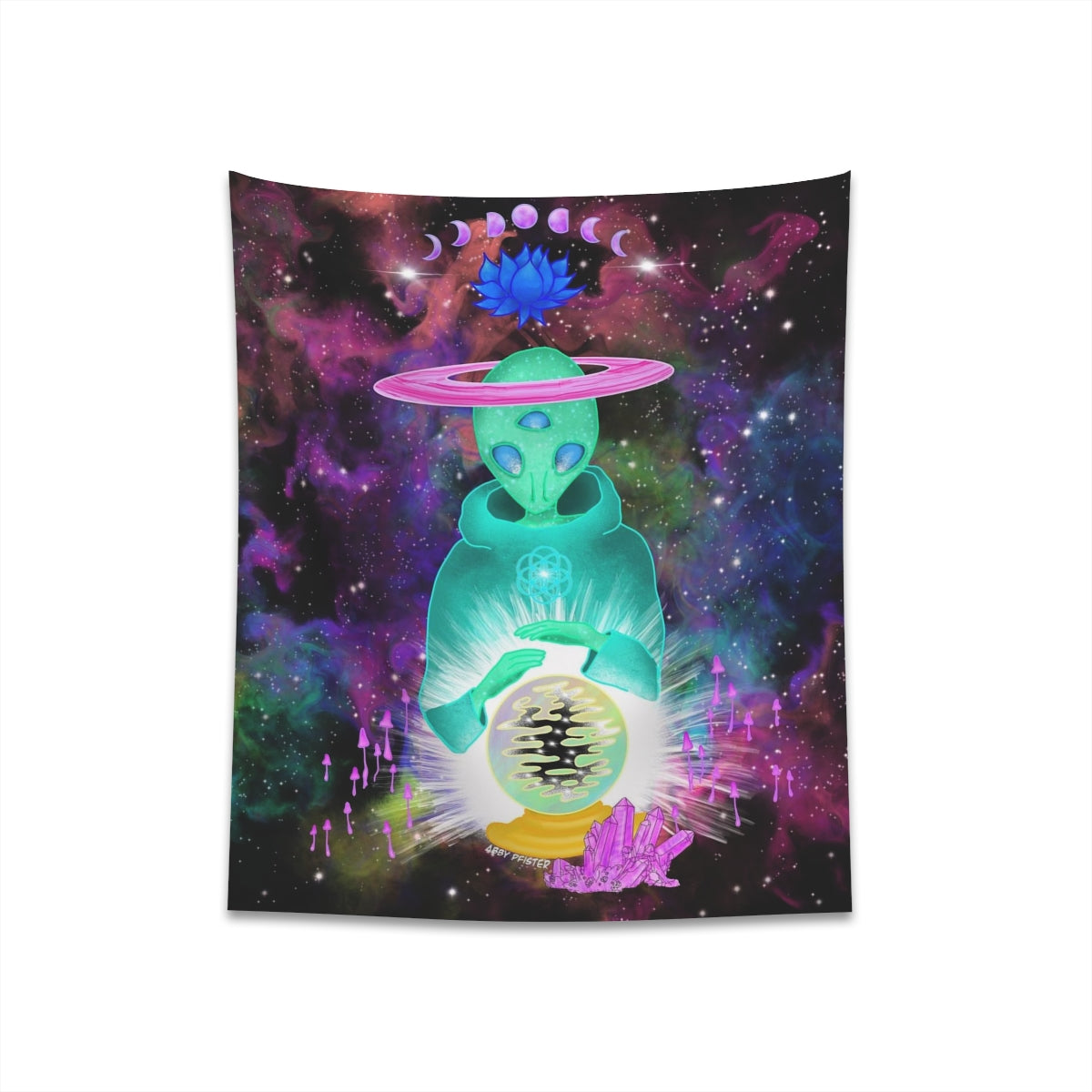 Ascended Alien Wall Tapestry