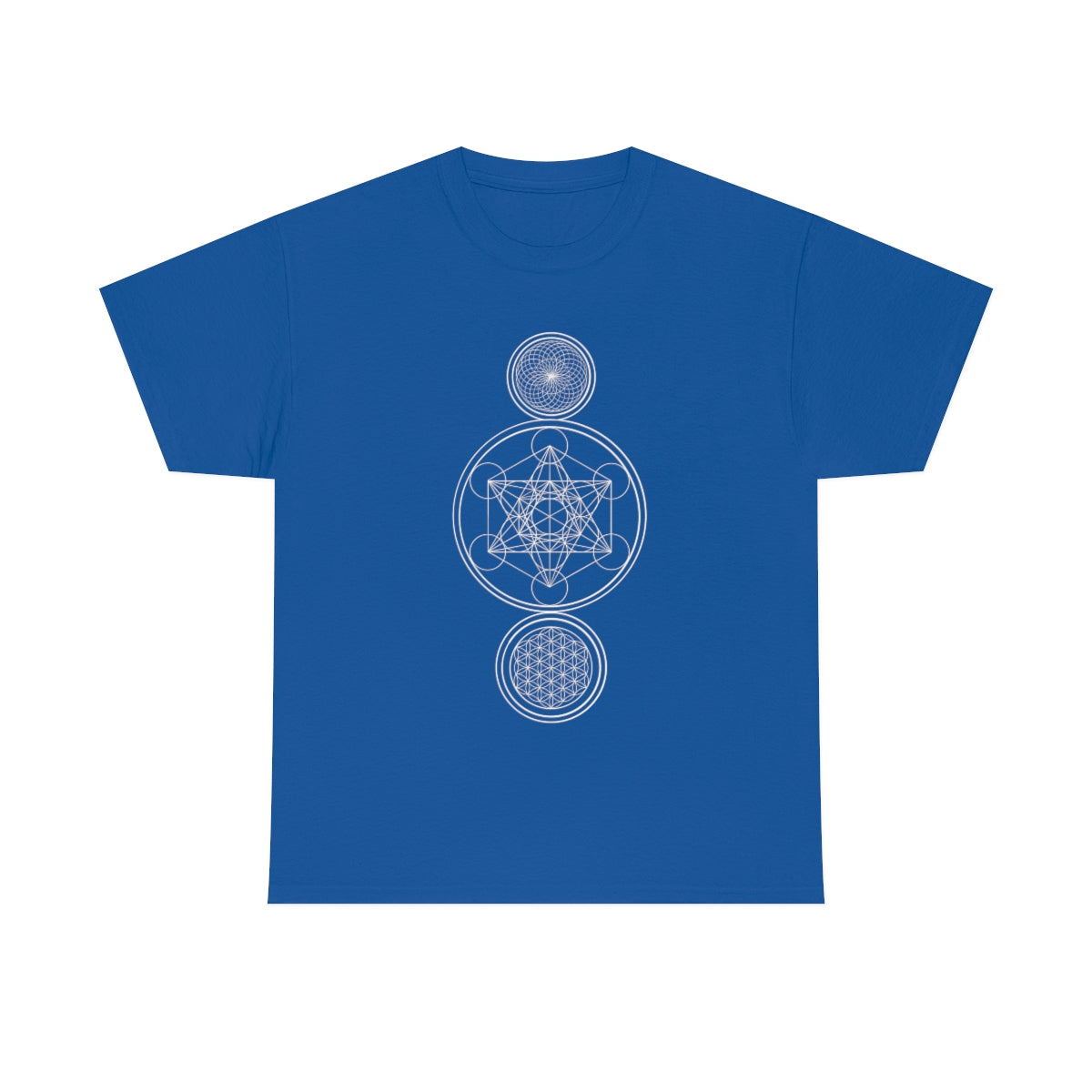 Sacred Geometry Black Cotton Shirt