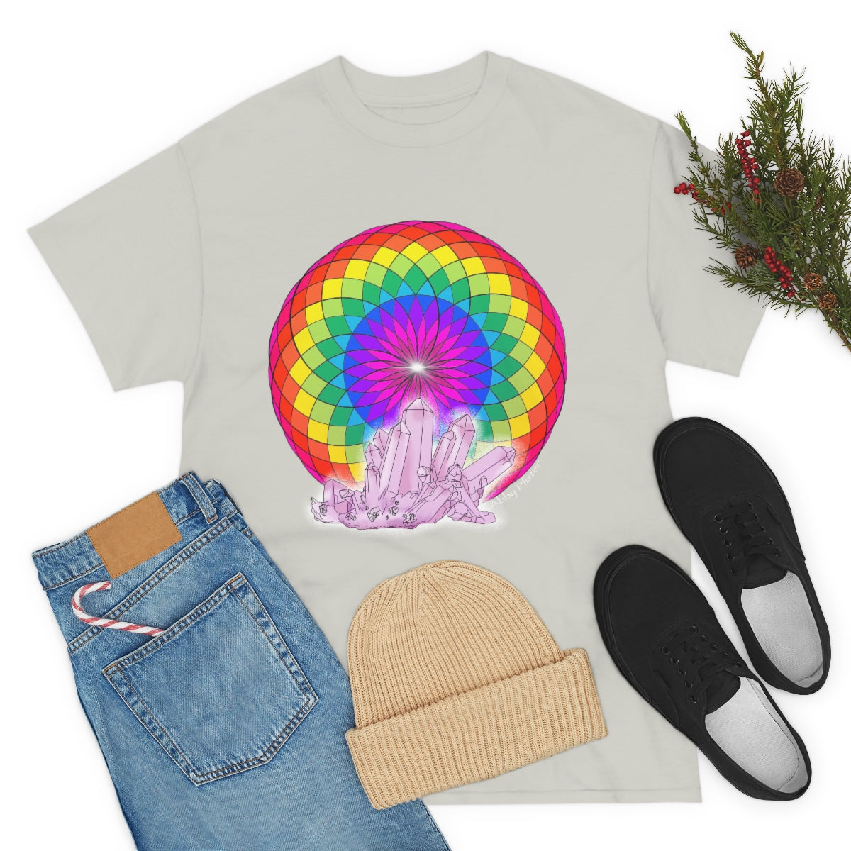Crystal Mandala Cotton Shirt