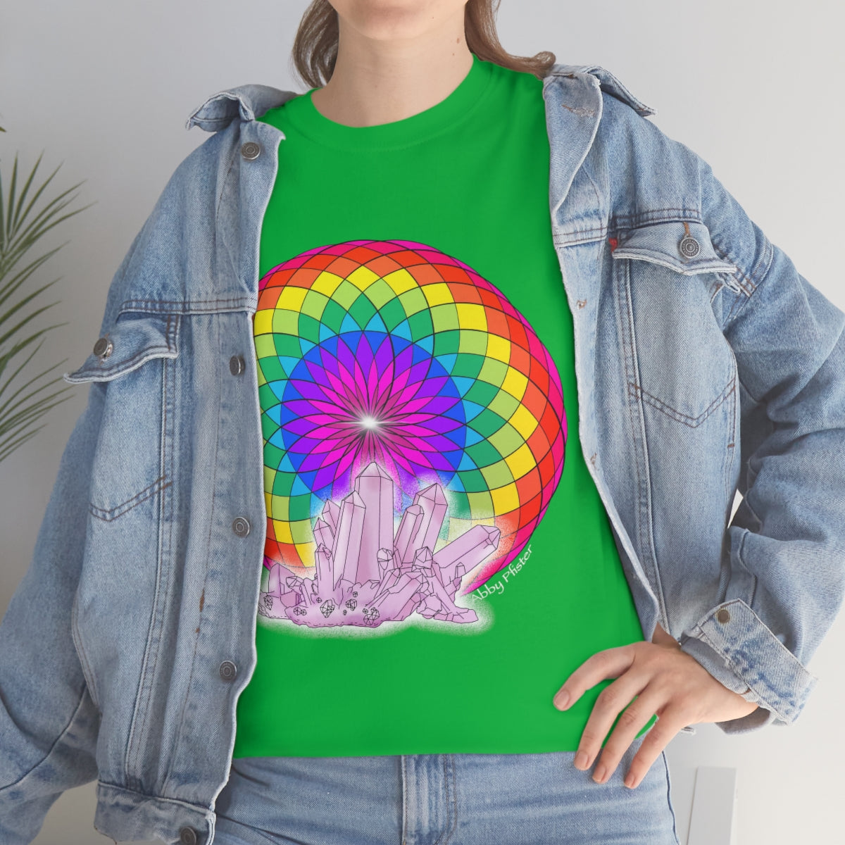 Crystal Mandala Cotton Shirt