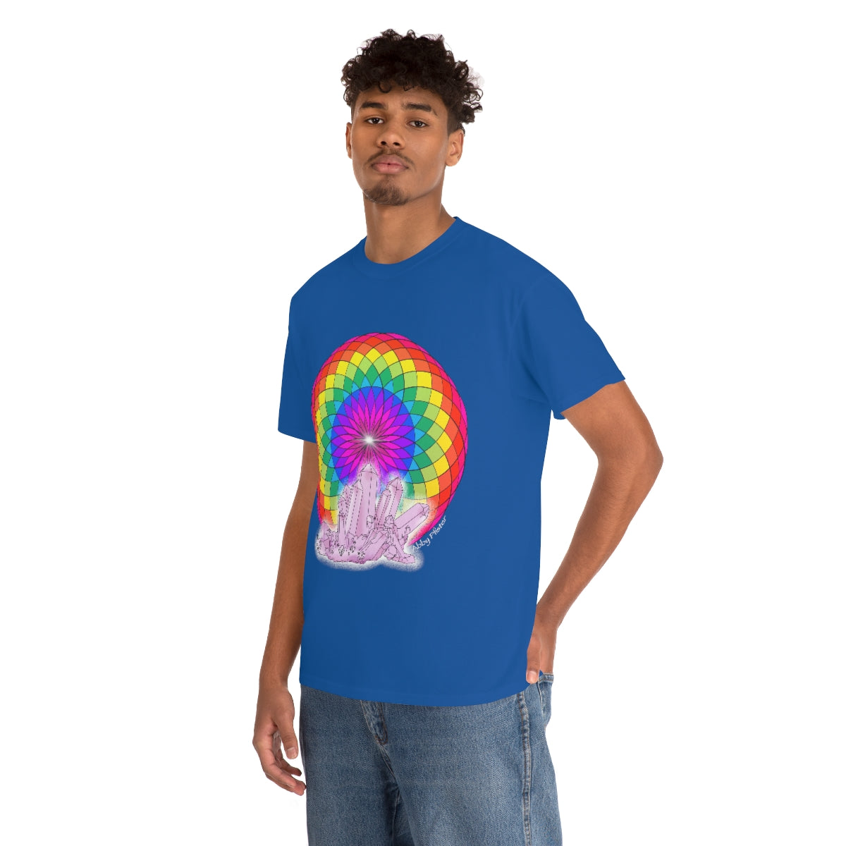 Crystal Mandala Cotton Shirt