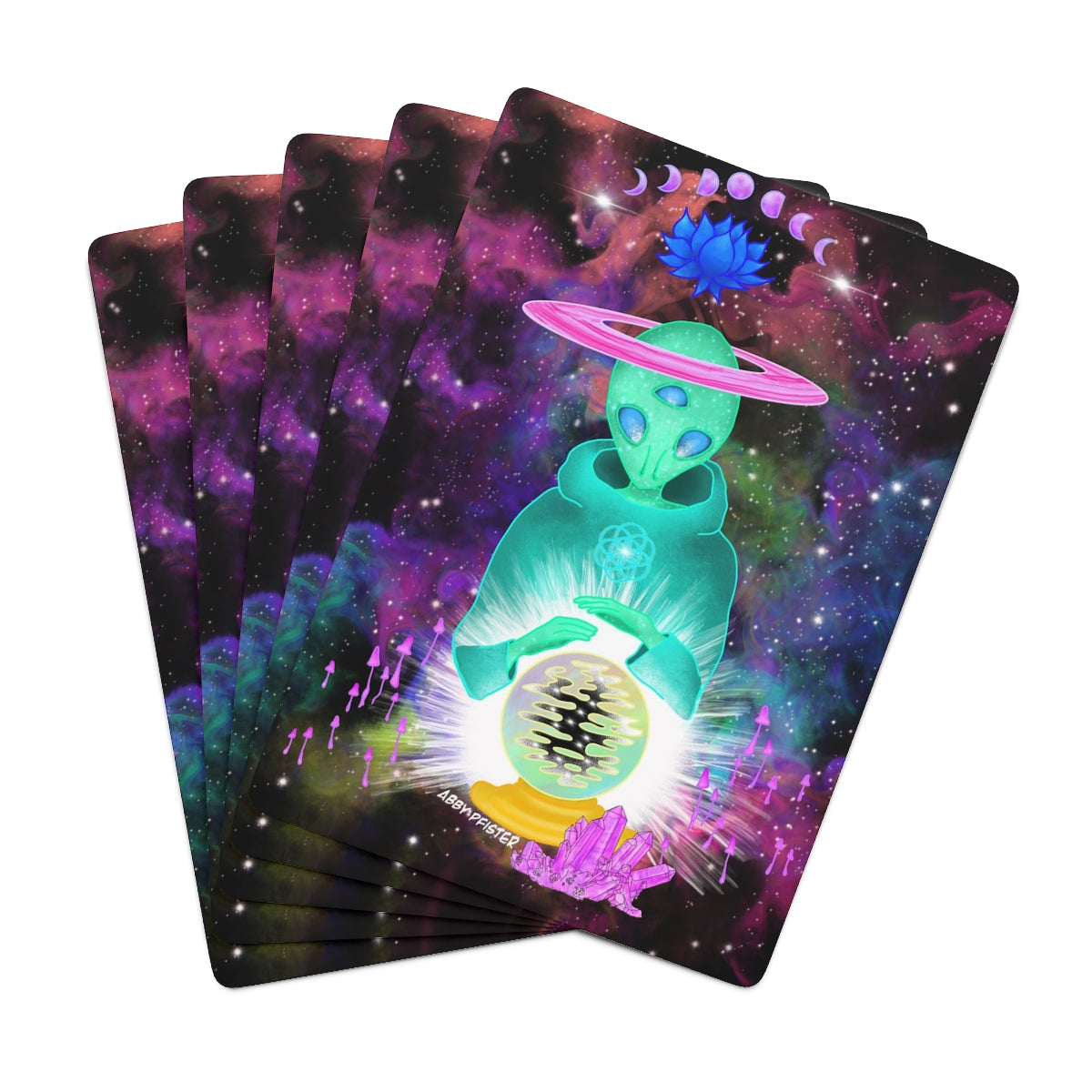 Ascended Alien Poker Cards