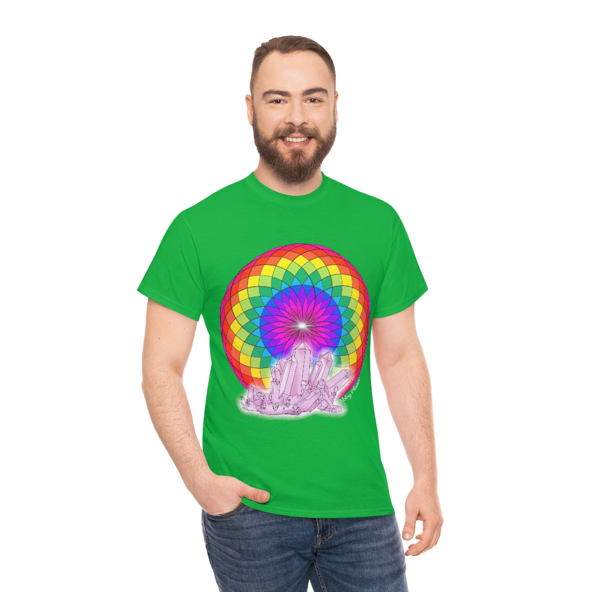 Crystal Mandala Cotton Shirt