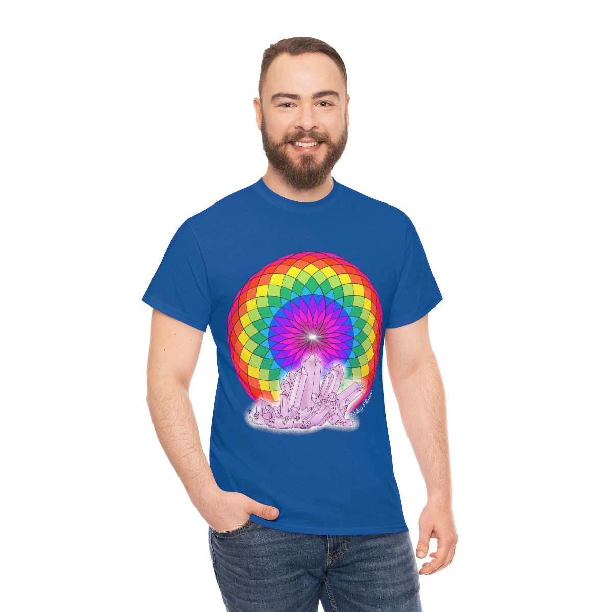 Crystal Mandala Cotton Shirt