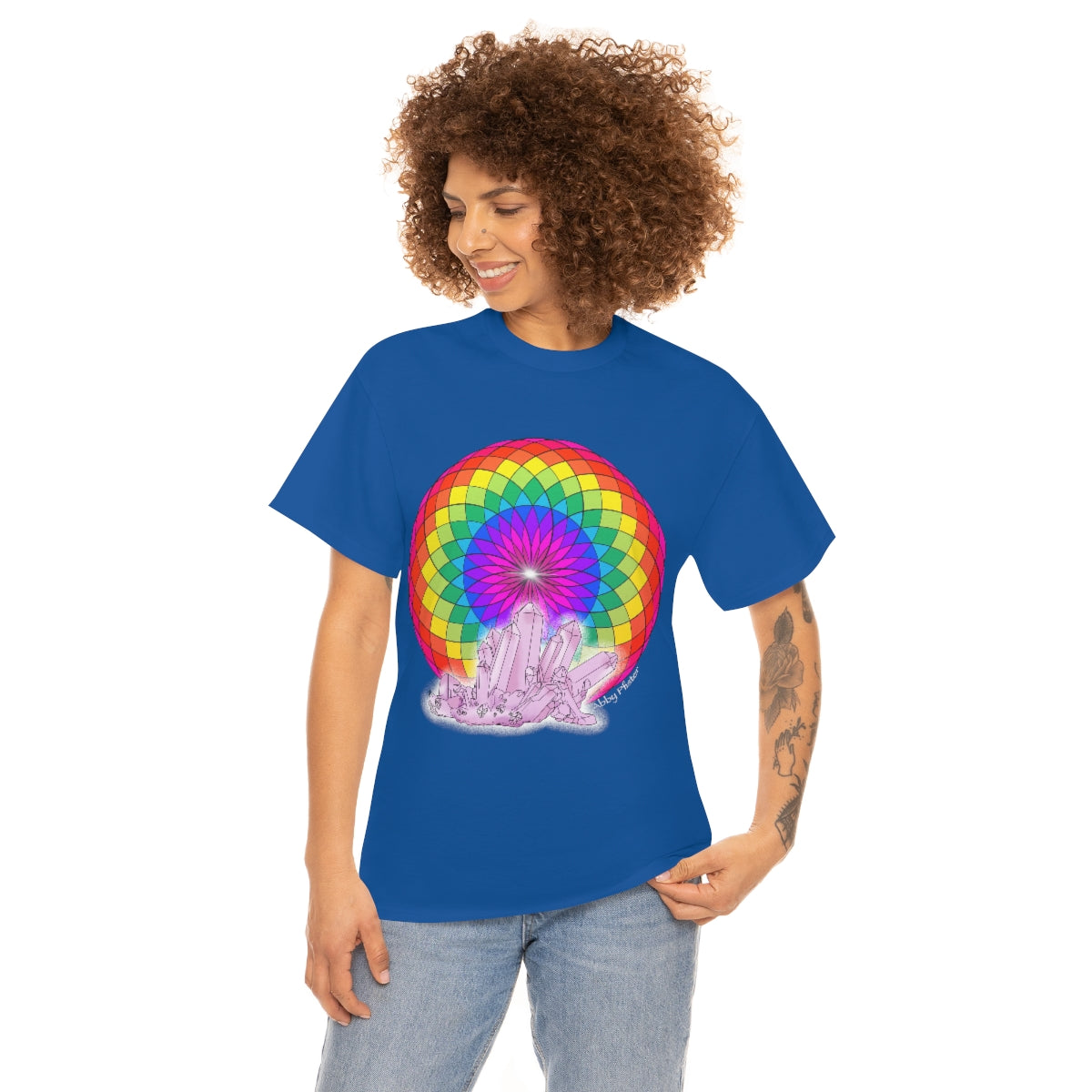 Crystal Mandala Cotton Shirt