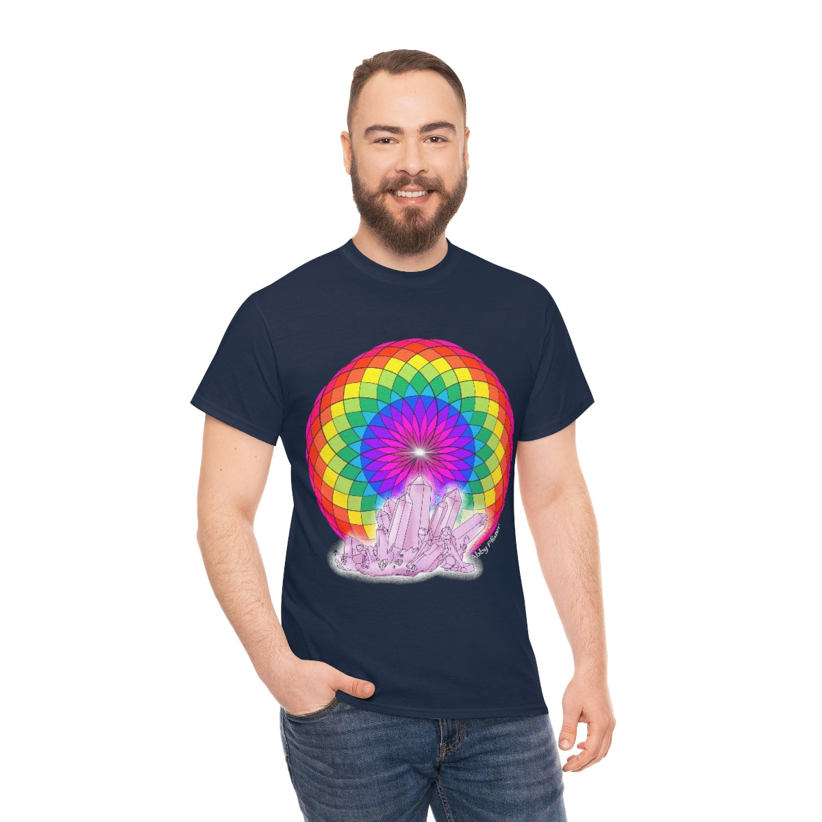 Crystal Mandala Cotton Shirt