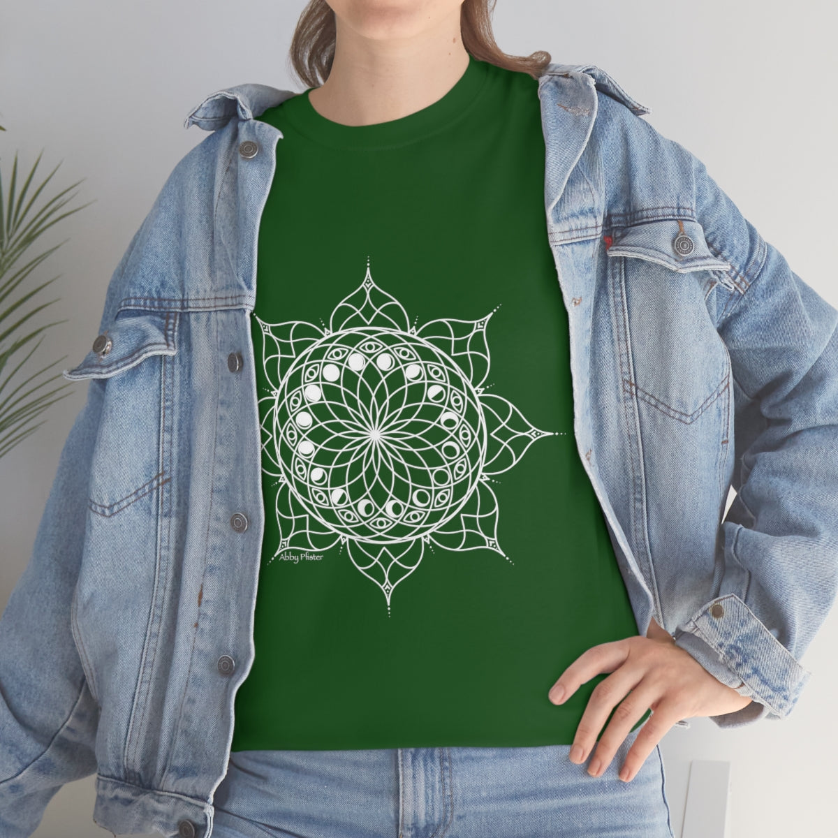 Moon Visions Mandala Cotton Shirt