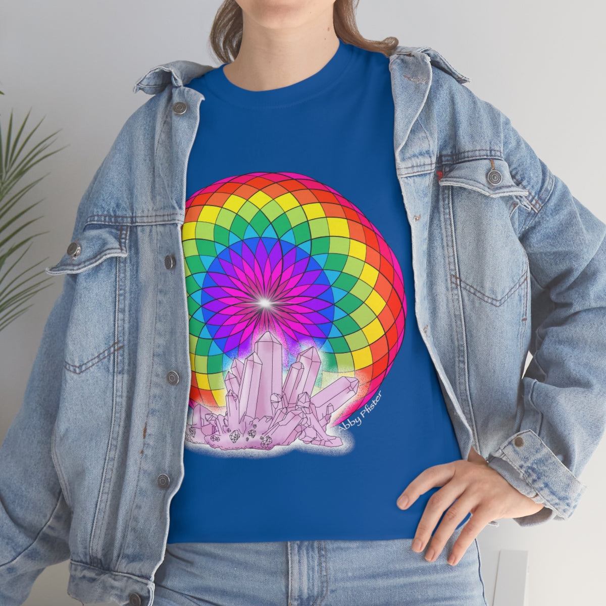 Crystal Mandala Cotton Shirt